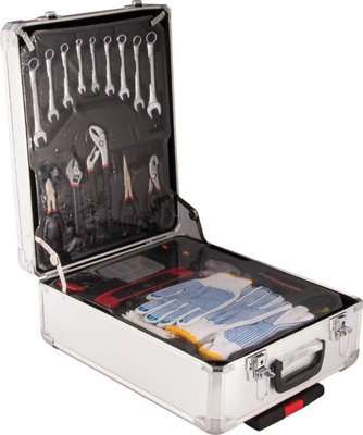TRADEquip Toolkit In Aluminium Case With Wheels (543 Pieces)