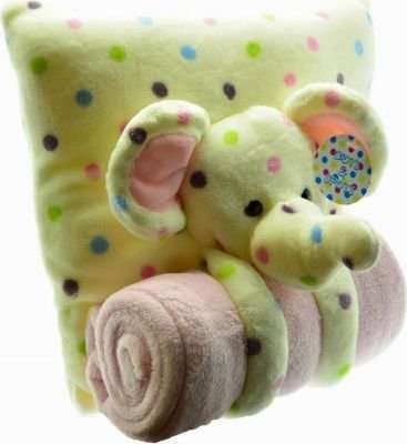 Soft Toy with Pink Blanket (Ellie)