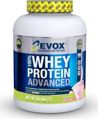 Evox 100% Whey Protein Advanced (Strawberry | 3.2kg)