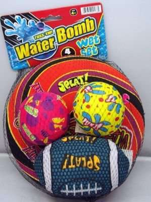 Water Fun Water Bomb (4 Pack)