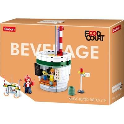 Sluban Foodcourt - Beverage House (289 Pieces)
