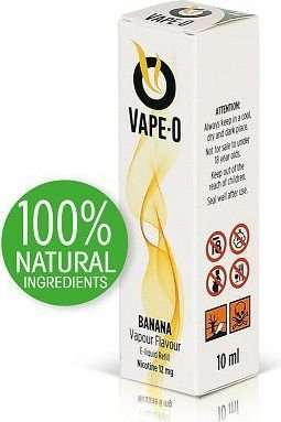 Vape-O Nicotine Refill Liquid 10ml - Banana Flavour 12mg