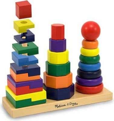 Melissa & Doug Classic Toys - Geometric Stacker