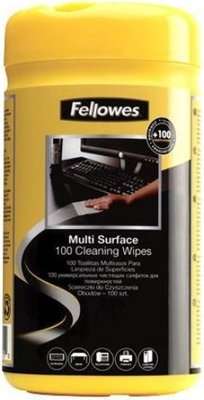 Fellowes Antibacterial Surface Cleaning Wipes (100 Pack)