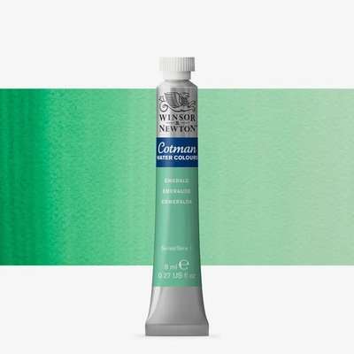 Winsor And Newton Cotman Watercolour Tube - Emerald Green (8ml)