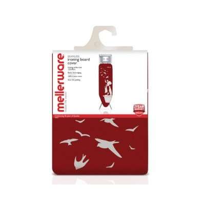 Mellerware Ironing Board Cover with Elastic Band Edging (Red)