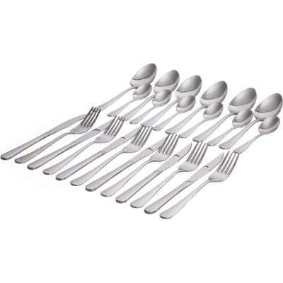 Fine Living 24 Piece Cutlery Set (Black)