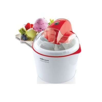 Mellerware Crema Deluxe - Plastic Ice Cream Maker (1.5L)(12W)(White)