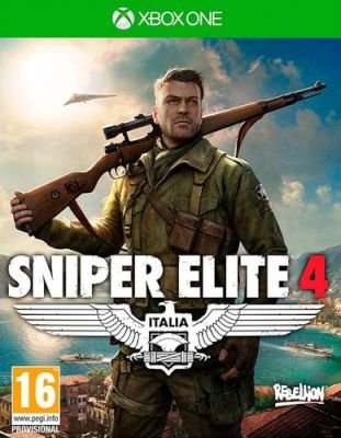 Sniper Elite 4 (XBox One, Blu-ray disc)