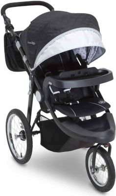 J is for Jeep Cross Country All Terrain Stroller (Grey | Black)
