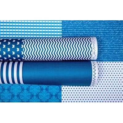 hello CARDS - Basic Essentials V1 - Dazzling Blue (10 Sheets)