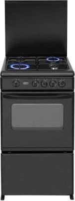 Defy 500 Series 4 Burner Gas/Gas Stove (Black)