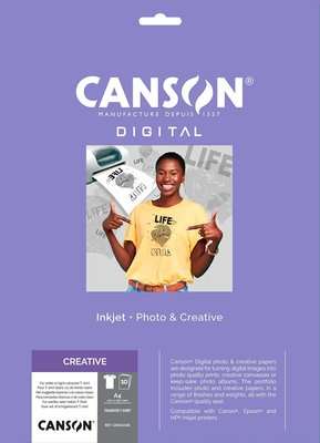 Canson T-Shirt Transfer Paper Inkjet Coated (A4)(Pack of 10 Sheets)