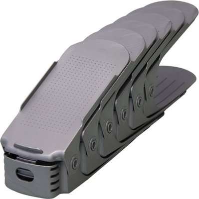 Fine Living Shoe Organiser (Set of 6)(Grey)