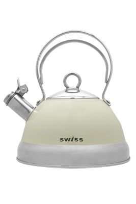 Swiss Gourmet Whistling Kettle (2.5L | White)
