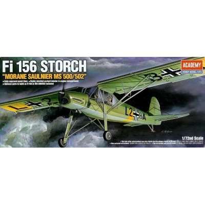 Academy Fi-156 Storch "Morane Saulnier MS 500/502" Model Kit (1:72)