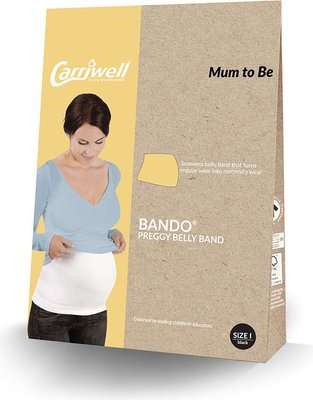Carriwell Seamless Preggy Belly Bando (Black)