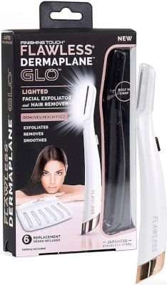 Finishing Touch Flawless Dermaplane GLO Facial Exfoliator & Hair Remover