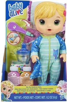 Baby Alive Mix My Medicine Baby (Kitty Cat PJs)