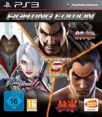 Tekken Tag 2, Tekken 6 & Soulcalibur V (Fighting Edition) (PlayStation 3, Blu-ray disc)