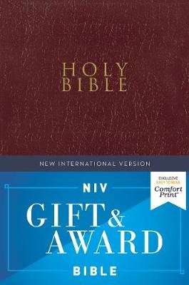 NIV Gift and Award Bible (Burgundy) (Paperback, Red Letter Edition)