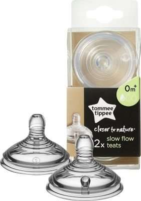 Tommee Tippee - Closer to Nature Easivent Teat (Slow)(2PK)