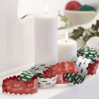 Christmas Patterns - Paper Chains (10 Metres)