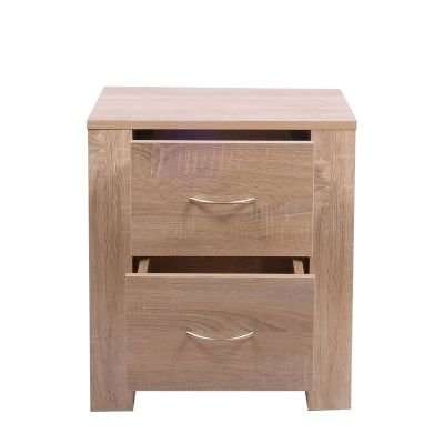 Kaio Turin 2 Drawer Bedside Table