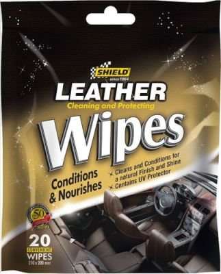 Shield Leather Care Wipes (Pack of 20)