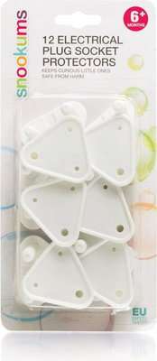 Snookums Safety Socket Plug Protectors (Pack of 12)