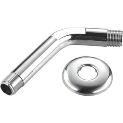 The Bathroom Shop Shower Arm with Flange (Chrome)
