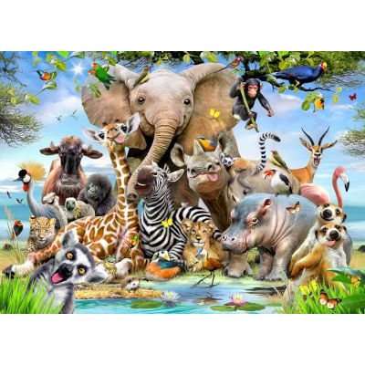 RGS Africa Selfie Jigsaw Puzzle (1000 Piece)