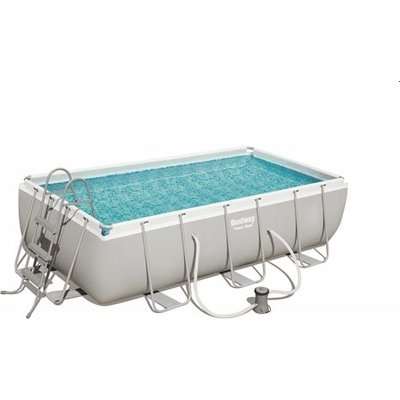 Bestway  Power Steel Rectangular Frame Pool Set (4.04m x 2.01m x 1.00m)