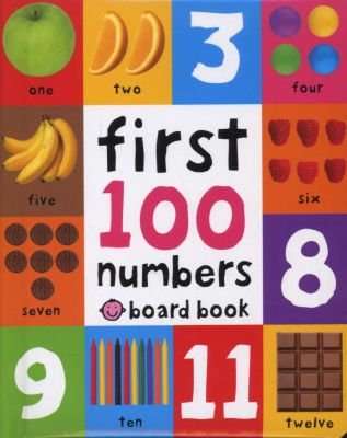 First 100 Numbers - First 100 Board Book (Board book)