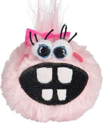 Rogz Pupz Grinz Plush Puppy Squeak Toy - Small 550mm (Pink Roxi)