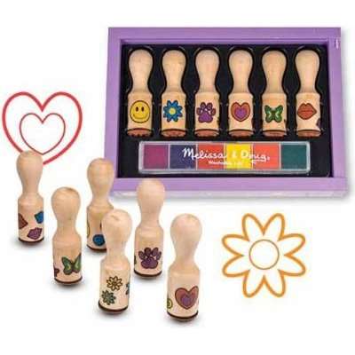 Melissa & Doug Stamps & Stickers - Happy Handle Stamp Set
