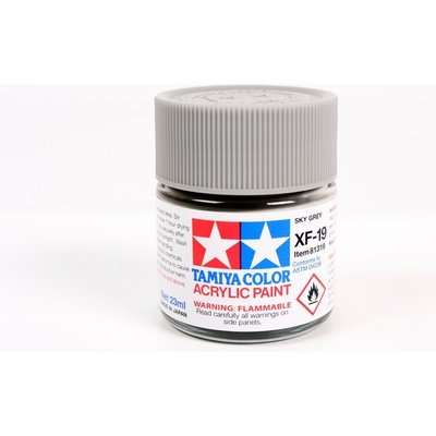 Tamiya XF-19 Acrylic Paint (Sky Grey)