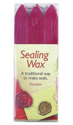 Manuscript Calligraphy Red Wax (Pack of 3)