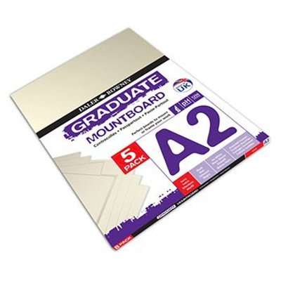 Daler Rowney Graduate Mountboard A2 (Ivory)(5 Pack)