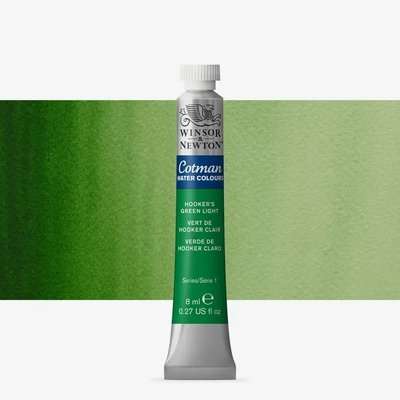 Winsor And Newton Cotman Watercolour Tube - Hookers Green Ltg (8ml)
