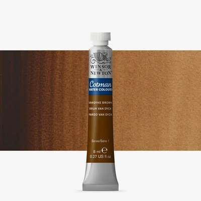 Winsor And Newton Cotman Watercolour Tube - Vandyke Brown (8ml)