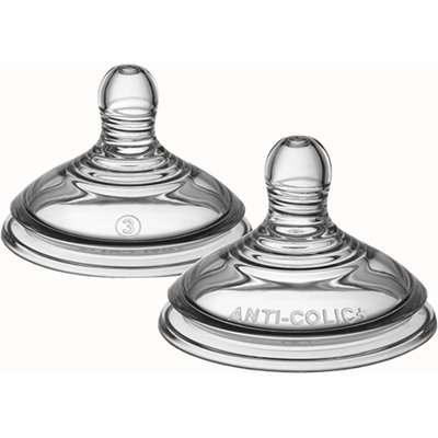 Tommee Tippee Closer To Nature Advanced Anti Colic Fast Flow Teat (2 Pack)