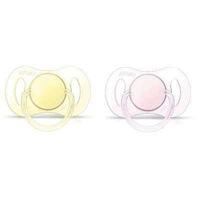 Philips AVENT Mini Orthodontic Pacifiers (2 Pack) (Girls)
