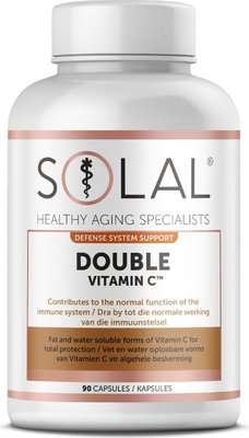 Solal Double Vitamin C - Defense System Support (90 Capsules)