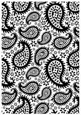 Embossing Folder - Paisley (4x6)