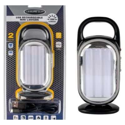 Leisure Quip 200 Lumens USB Rechargeable Mini Lantern