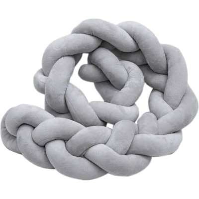 Nuovo - Knot Cot Bumper - 2M  (Grey)