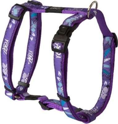 Rogz Fancy Dress Small 11mm Jellybean Classic Dog Harness (Purple Forest Design)