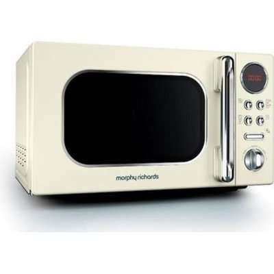 Morphy Richards Accents 20L Digital, Stainless Steel Microwave (800W)(Cream)