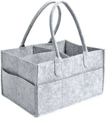 4AKid Felt Nappy Organiser Caddy (Grey)